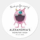 Search for monsters for kids stickers Girl