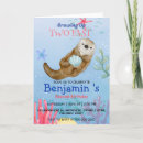 Search for otter birthday invitations Nautical