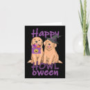 Search for golden retriever halloween cards Jack o lantern