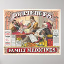 Recherche de remèdes posters Vintage