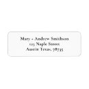 Search for script font return address labels Elegant