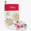 Search for poinsettia christmas stockings Elegant