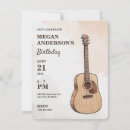 Recherche de guitare acoustique invitations Aquarelle