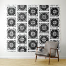Search for black and white mandala tapestries Boho