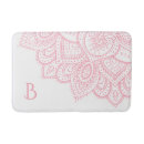 Search for floral mandala bath mats Pink