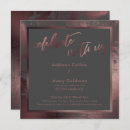 Search for grey marble invitations Rose gold