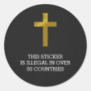 Recherche de symbole croisé autocollants Pour tous