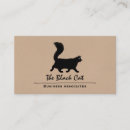 Recherche de chats noirs cartes visite Customer