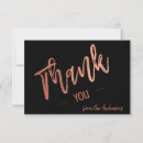 Search for rose gold thank you cards Simple