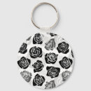 Search for vintage chic keychains Black and white
