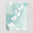 Recherche de ginkgo cartes postales Aquarelle