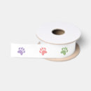 Search for dog paw prints ribbon Pink