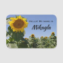 Search for rustic name tags Sunflowers