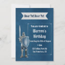 Recherche de anniversaire chevalier cartes invitations Joute