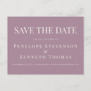 Search for purple save the date postcards Classic