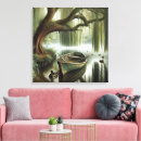 Search for willow tree canvas prints Pond
