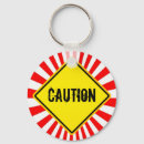 Search for caution keychains Funny