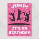 Recherche de trempoline invitations Fille
