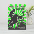 Recherche de vélo de sport invitations D'anniversaire de moto