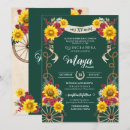 Search for sunflower quinceanera invitations Western