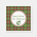 Search for plaid christmas napkins Gold
