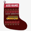 Recherche de mauvais chaussette de noël Bus scolaire
