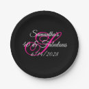Search for pink and black plates 40 and fabulous