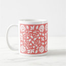 Search for white coral mugs Red