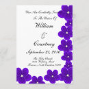 Search for african violets invitations Purple