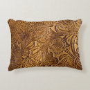 Search for tooled leather pillows Brown