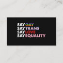 Search for gay business cards Equality