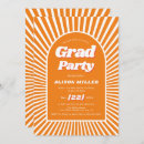 Search for orange graduation invitations Class of 2024