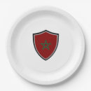 Recherche de maroc assiettes en papier Motif