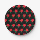 Search for black and red paper plates Pattern