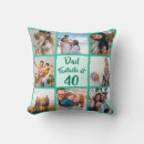 Search for 40th birthday pillows Photo collage