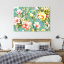 Search for pink and teal canvas prints Yellow