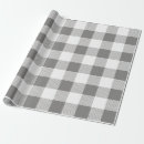 Search for grey buffalo check wrapping paper White