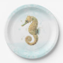 Search for seahorse paper plates Tropical