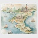 Search for medieval castle wrapping paper Fantasy