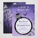 Search for witch baby shower invitations Watercolor