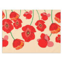 Search for red poppy tablecloths Poppies