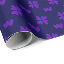 Search for purple hearts wrapping paper Bold