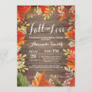 Recherche de fall bridal shower invitations Bois rustique