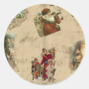 Search for victorian collage stickers Santa