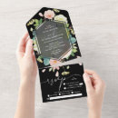 Search for black floral wedding invitations Unique