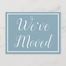 Search for weve moved moving announcement cards Minimalist