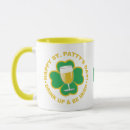 Search for st patrick day party mugs Clover
