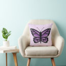 Search for purple butterfly pillows Summer