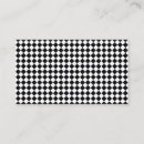 Search for diamond shaped business cards Black