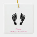 Search for baby footprint ornaments Newborn
